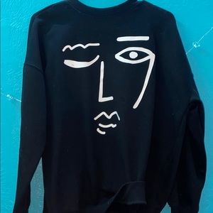black face sweatshirt